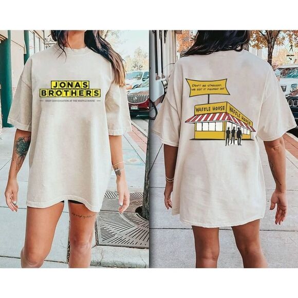 Renee
F Other - Jonas Brothers Waffle House The Album 2 Sided Retro Music Fan Tee T-Shirt
